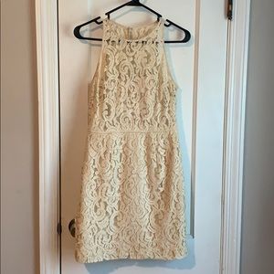 J. Crew size 2 champagne lace dress